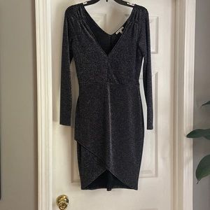 Black cocktail dress